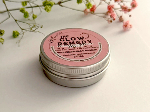 natural herbal face balm for glowing skin